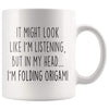 Sarcastic Origami Coffee Mug | Funny Origami Gift $14.99 | 11oz Mug Drinkware