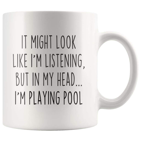 Sarcastic Pool Coffee Mug | Funny Billiards Gift $13.99 | 11oz Mug Drinkware