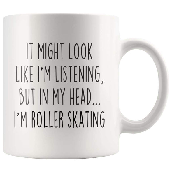Sarcastic Roller Skating Coffee Mug | Funny Roller Skating Gift $13.99 | 11oz Mug Drinkware