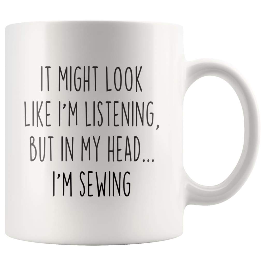 Sarcastic Sewing Coffee Mug — photo 1