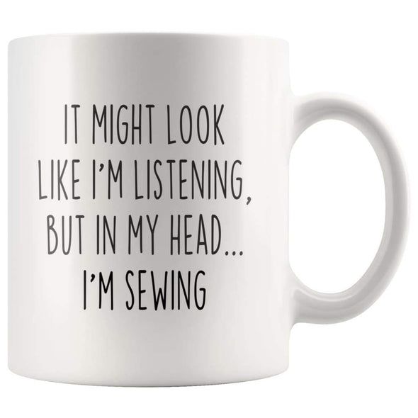 Sarcastic Sewing Coffee Mug | Funny Sewing Gift $14.99 | 11oz Mug Drinkware