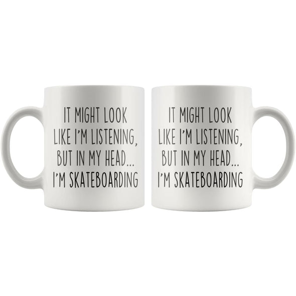 Sarcastic Skateboarding Coffee Mug | Funny Gift for Skater $14.99 | Drinkware