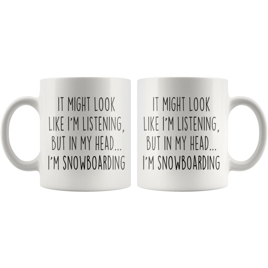 Sarcastic Snowboarding Coffee Mug — photo 2
