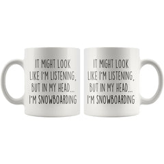 Load image into Gallery viewer, Sarcastic Snowboarding Coffee Mug