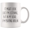 Sarcastic Violin Coffee Mug | Funny Violin Gift $14.99 | 11oz Mug Drinkware