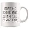 Sarcastic Weightlifting Coffee Mug | Funny Gift for Weightlifter $13.99 | 11oz Mug Drinkware