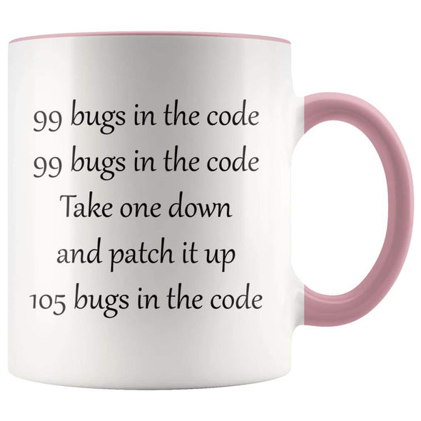 Software Engineer Gift Programer Coffee Mug - Pink - Custom Made Drinkware