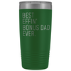 Step Dad Gifts Bonus Dad Gifts Best Bonus Dad Ever 20oz Insulated Tumbler Personalized Color $29.99 | Green Tumblers