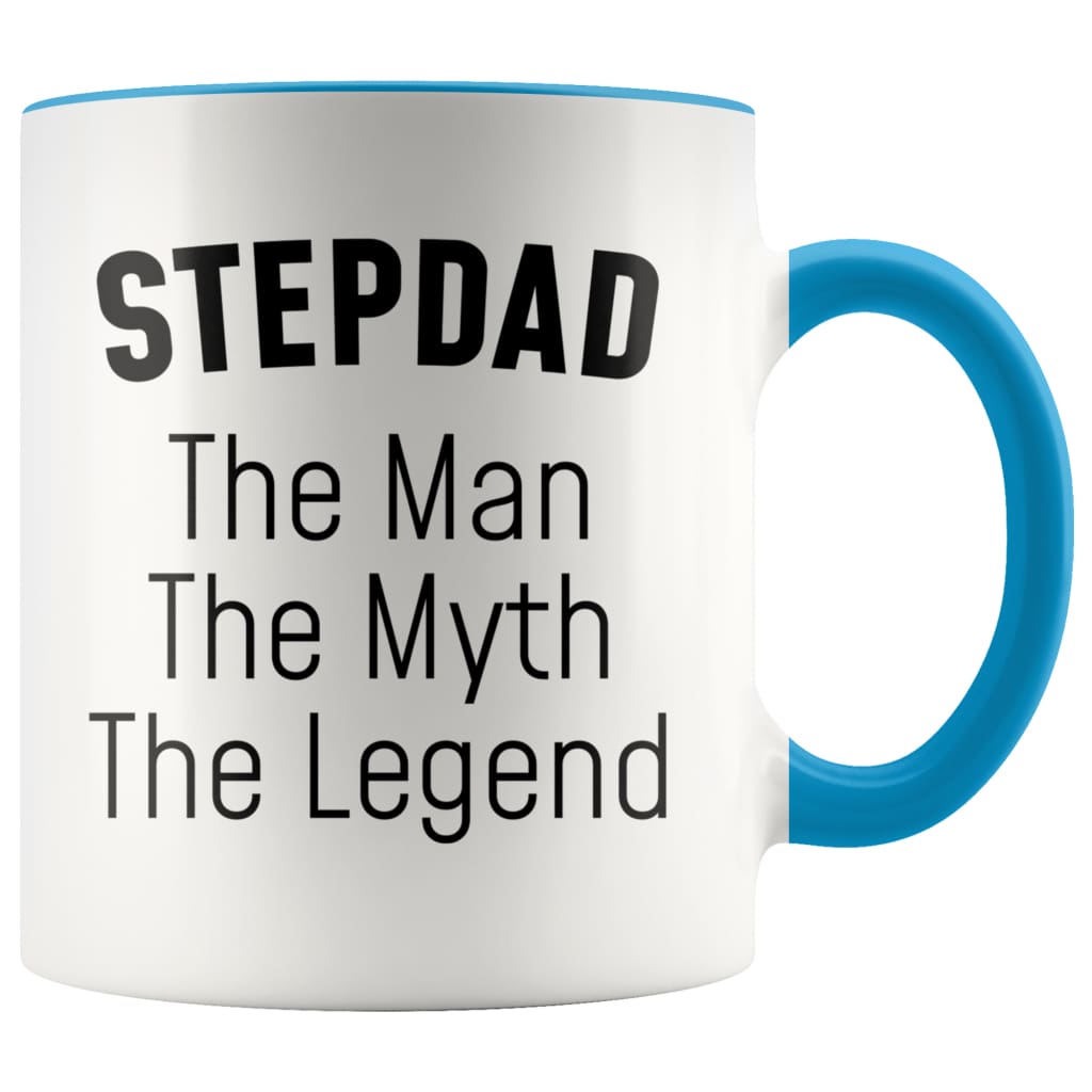 Step Dad Gifts Step Dad The Man The Myth The Legend Step Dad Christmas Birthday Father's Day Coffee Mug — photo 2