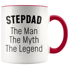 Load image into Gallery viewer, Step Dad Gifts Step Dad The Man The Myth The Legend Step Dad Christmas Birthday Father&amp;#39;s Day Coffee Mug