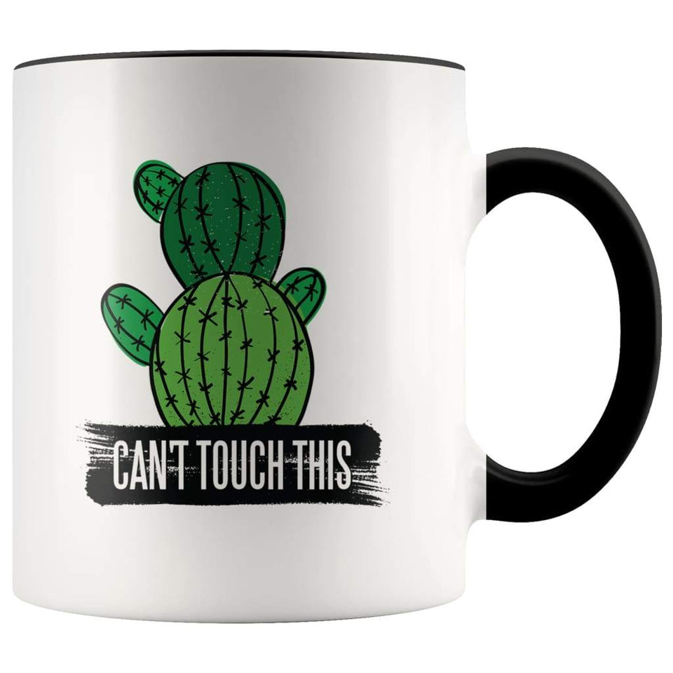 Succulents Thank You Gift - Can't Touch This Cactus Coffee Mug