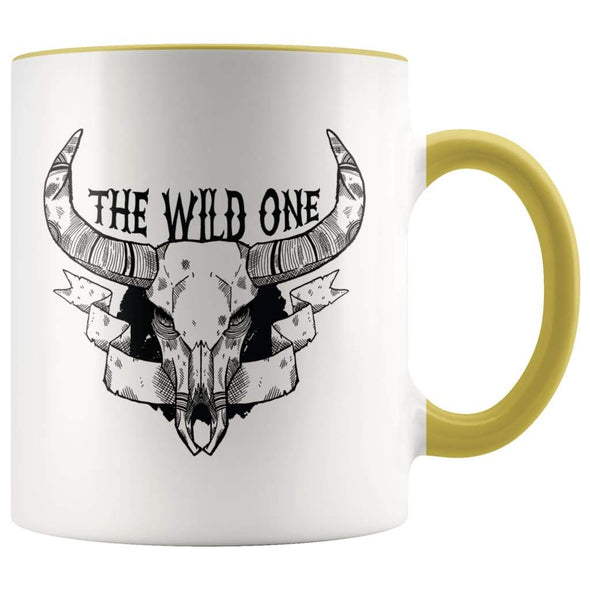 The Wild One Coffee Mug - Yellow - Custom Made Drinkware