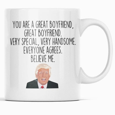 Trump Boyfriend Mug | Funny Trump Gift for Boyfriend $14.99 | Trump Boyfriend Mug Drinkware
