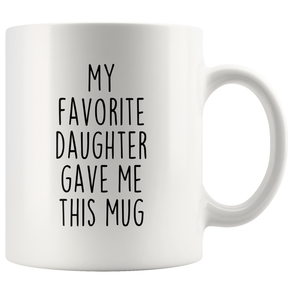 Gift for Dad From Daughter Funny Dad Gift Coffee Cup Father's Day Birthday