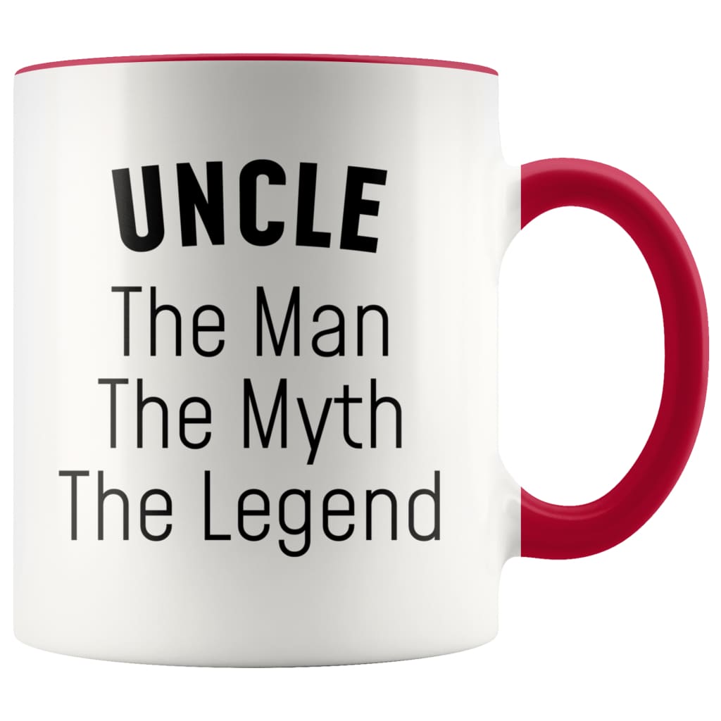 Uncle Gifts Uncle The Man The Myth The Legend Uncle Christmas Birthday Coffee Mug — photo 6