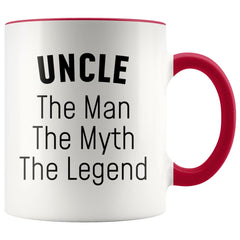 Load image into Gallery viewer, Uncle Gifts Uncle The Man The Myth The Legend Uncle Christmas Birthday Coffee Mug
