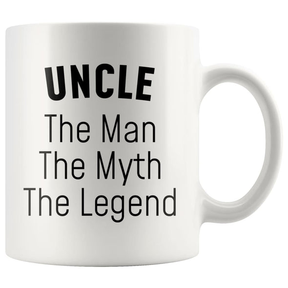 Uncle Gifts Uncle The Man The Myth The Legend Uncle Christmas Birthday Coffee Mug $14.99 | White Drinkware