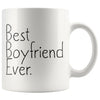 Unique Boyfriend Gift: Best Boyfriend Ever Mug Anniversary Gift Birthday Gift for Boyfriend Coffee Mug Tea Cup White $14.99 | 11 oz