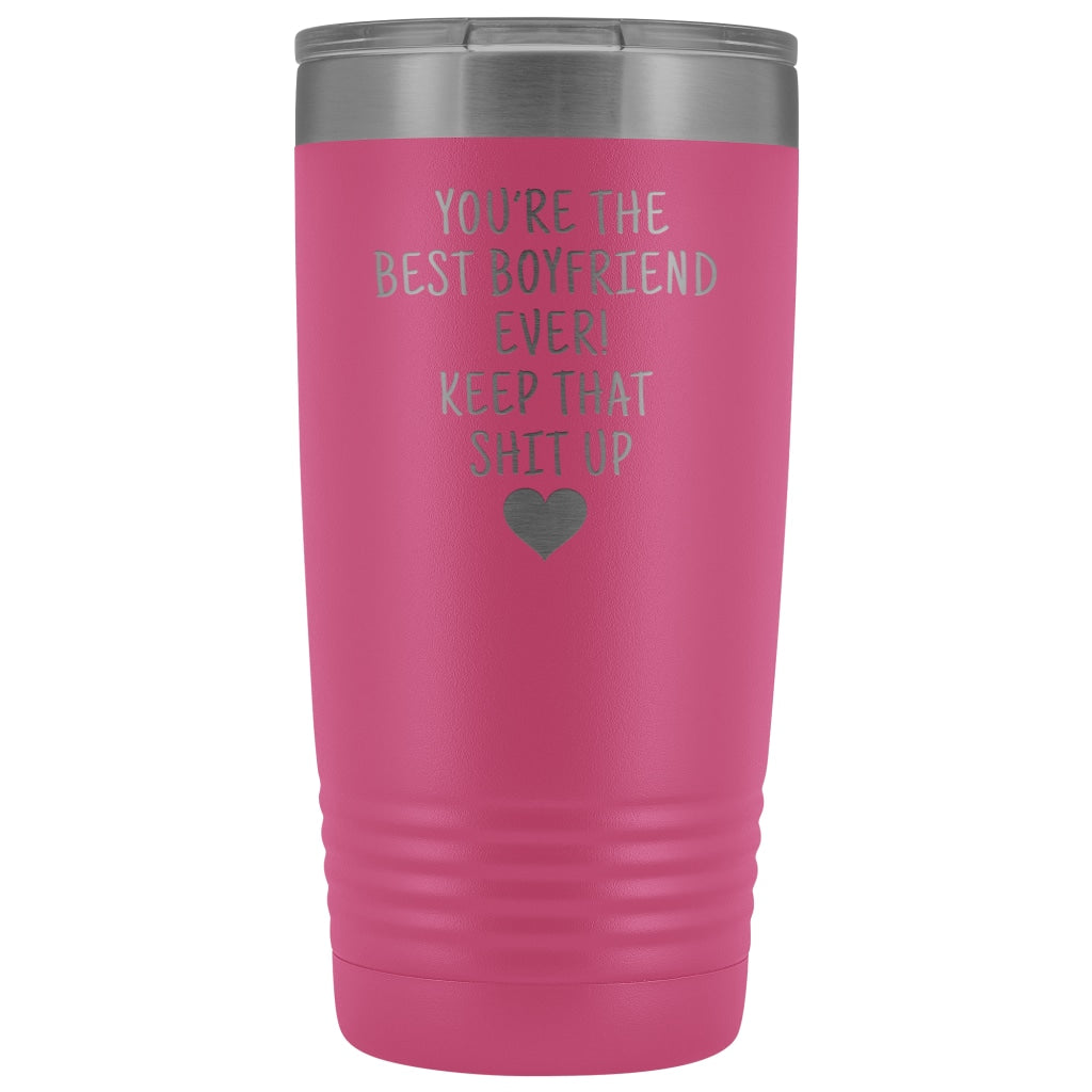 Dear Boyfriend Personalized Engraved Tumbler With Girlfriend Name,  Valentines Day Gift, Funny Significant Other Mug
