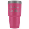 Unique Cat Mom Gift: Old English Badass Cat Mom Insulated Tumbler 30 oz $38.95 | Pink Tumblers