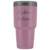 Unique Colonel Gift: Personalized Badass Colonel Air Force Army Military Gift Idea Old English Insulated Tumbler 30 oz $38.95 | Light Purple