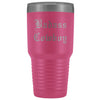 Unique Cowboy Gift: Personalized Badass Cowboy Fathers Day Christmas Gift Idea Old English Insulated Tumbler 30 oz $38.95 | Pink Tumblers