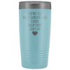 Unique Girlfriend Gift: Funny Travel Mug Best Girlfriend Ever! Vacuum Tumbler | Gifts for Girlfriend $29.99 | Light Blue Tumblers