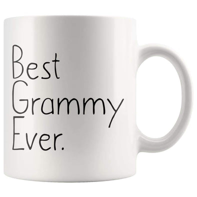 Unique Grammy Gift: Best Grammy Ever Mug Mothers Day Gift Birthday Gift Christmas Gift New Grammy Gift Coffee Mug Tea Cup White $14.99 | 11