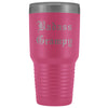 Unique Grampy Gift: Personalized Old English Badass Grampy Gift Idea Insulated Tumbler 30oz $38.95 | Pink Tumblers