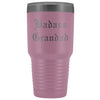 Unique Grandad Gift: Personalized Old English Badass Grandad Fathers Day Insulated Tumbler 30oz $38.95 | Light Purple Tumblers