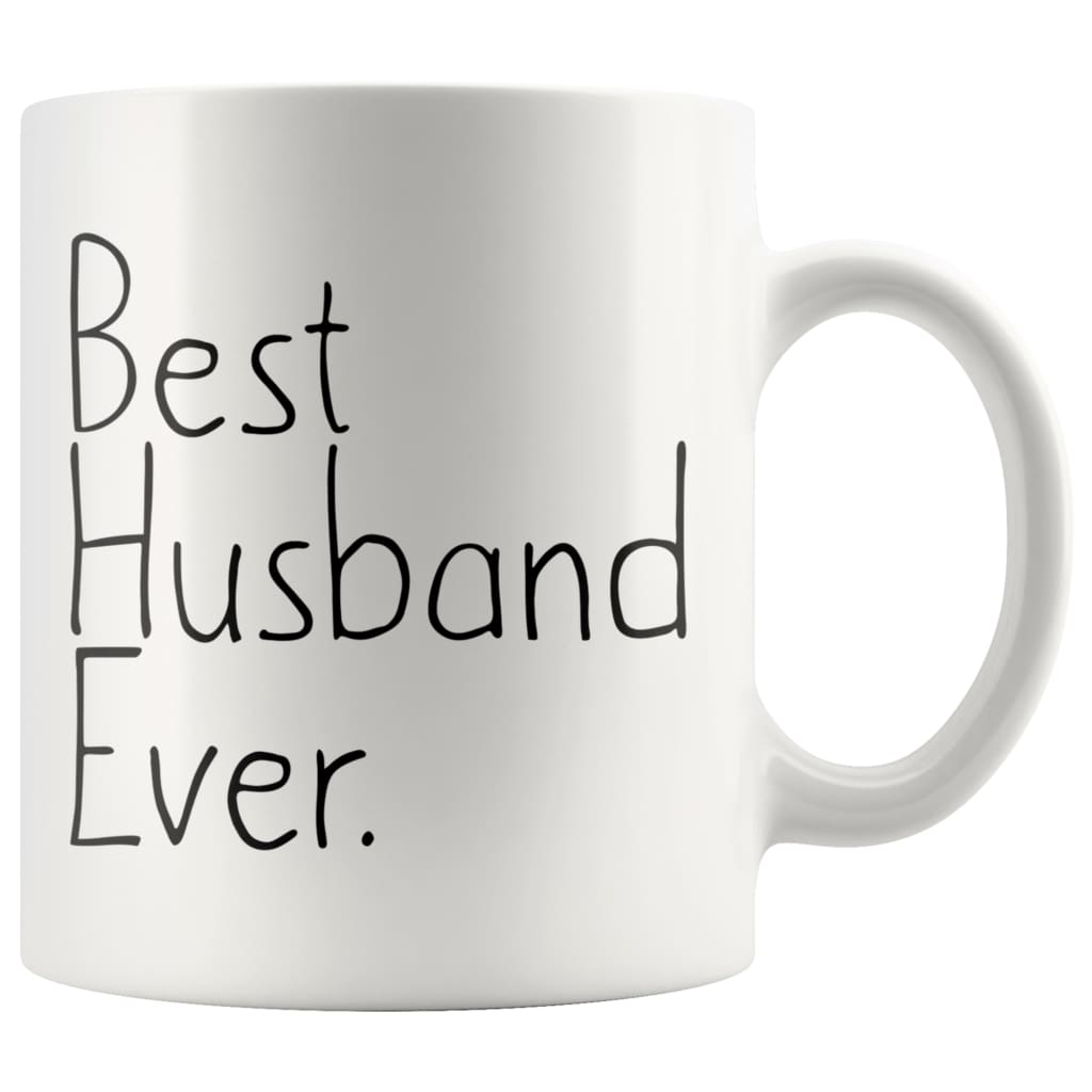 Unique Husband Gift: Best Husband Ever Mug Anniversary Gift Birthday Gift for Husband Coffee Mug Tea Cup White — photo 1