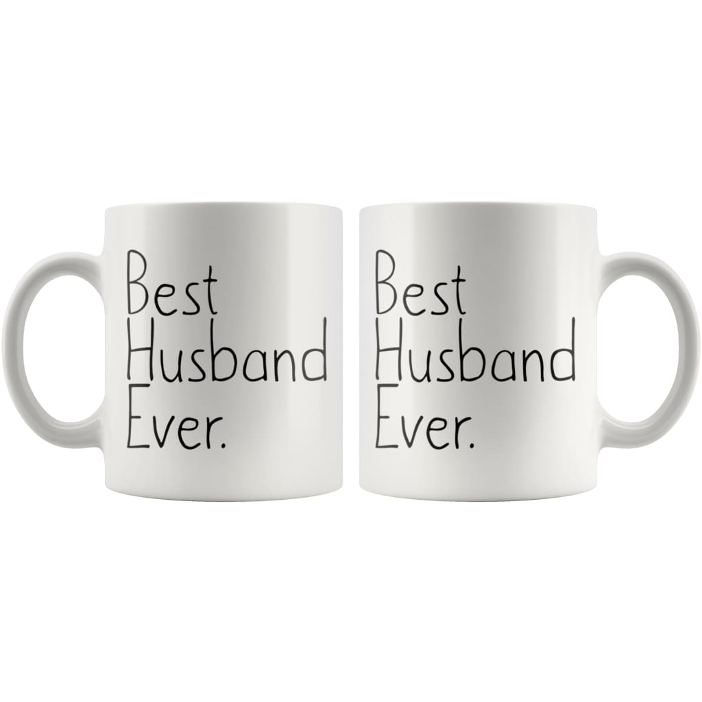 Unique Husband Gift: Best Husband Ever Mug Anniversary Gift Birthday Gift for Husband Coffee Mug Tea Cup White — photo 4
