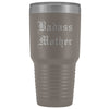 Unique Mother Gift: Old English Badass Mother Birthday Baby Shower Insulated Tumbler 30 oz $38.95 | Pewter Tumblers