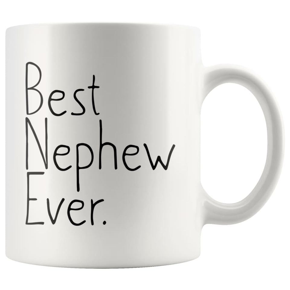 Unique Nephew Gift: Best Nephew Ever Mug Christmas Gift Birthday Gift Nephew Graduation Gift Coffee Mug Tea Cup White
