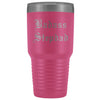 Unique Step Dad Gift: Personalized Old English Badass Stepdad Fathers Day Insulated Tumbler 30 oz $38.95 | Pink Tumblers