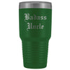 Unique Uncle Gift: Personalized Old English Badass Uncle Birthday Uncle Gift for Brother Insulated Tumbler 30 oz $38.95 | Green Tumblers