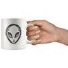 Vintage Alien Head Coffee Mug - Custom Made Drinkware