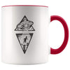Vintage Ufo Alien Abduction Coffee Mug - Red - Custom Made Drinkware