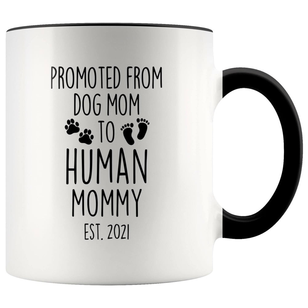 Dog Mom to Human Mommy Mug — Est. 2025 — photo 1