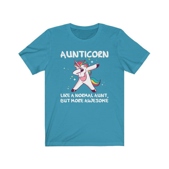 Womens Aunt Gifts Aunticorn Funny Aunt Unicorn Auntie Gift for Aunt T-Shirt $24.99 | Aqua / S T-Shirt