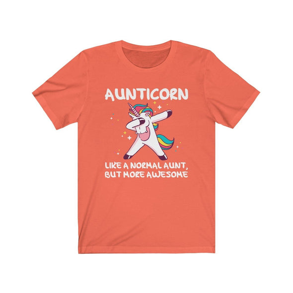 Womens Aunt Gifts Aunticorn Funny Aunt Unicorn Auntie Gift for Aunt T-Shirt $24.99 | Coral / S T-Shirt