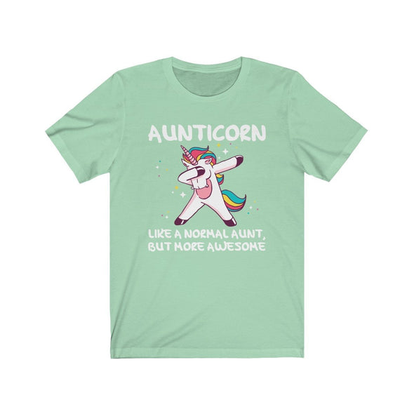 Womens Aunt Gifts Aunticorn Funny Aunt Unicorn Auntie Gift for Aunt T-Shirt $24.99 | Mint / S T-Shirt