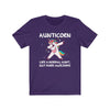 Womens Aunt Gifts Aunticorn Funny Aunt Unicorn Auntie Gift for Aunt T-Shirt $24.99 | Team Purple / S T-Shirt